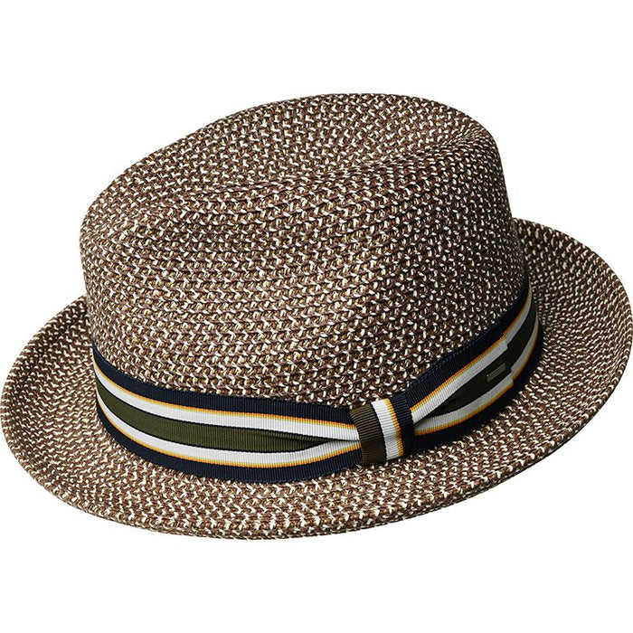 Salem Braided Straw Snap Brim Fedora by Bailey