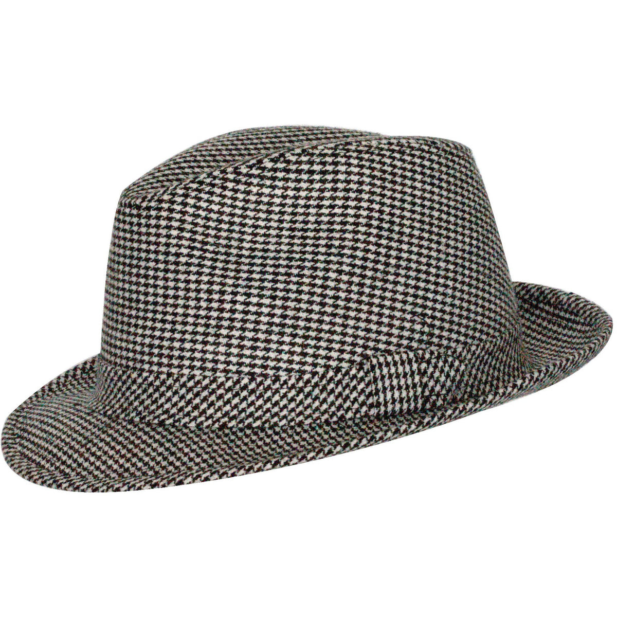 Bear Bryant Houndstooth Fedora Hat by Levine — Levine Hat Co display picture 2