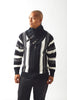 Fur Trimmed Zip Up Sweater by SilverSilk
