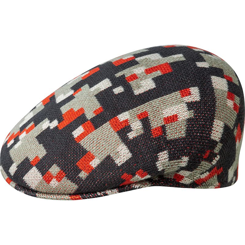 by 504 Kangol Cap – Plaid Pixelated Hat Levine