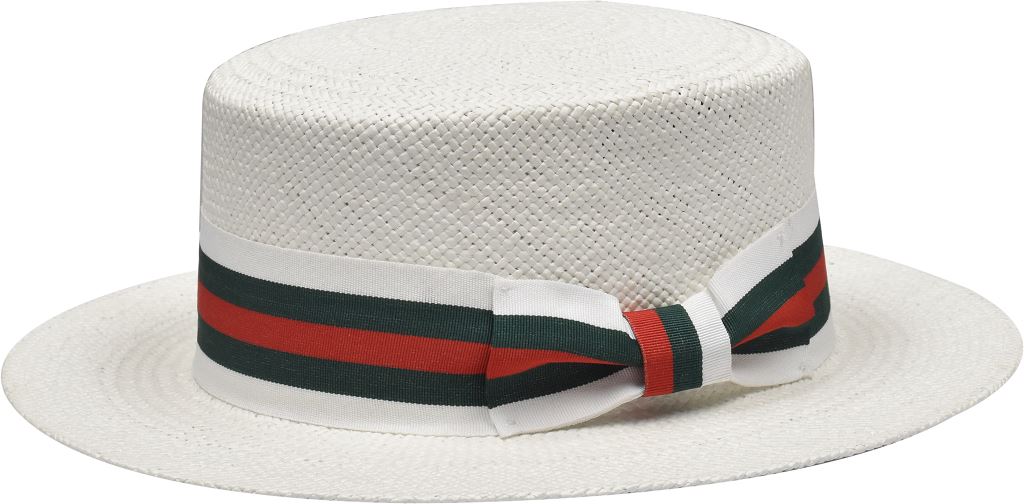 Marchen☆See-through band boater hat B Couture Clarence Boater Hat Size 55 Cm at Amazon Men's