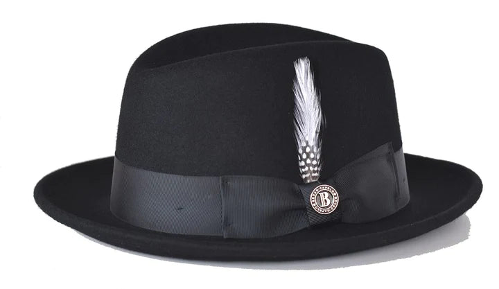 Chicago Snap Brim Fedora by Bruno Capelo Levine Hat Co