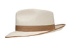 Thumbs Up Two-Tone Milan Straw Classic Brim Fedora by Dobbs