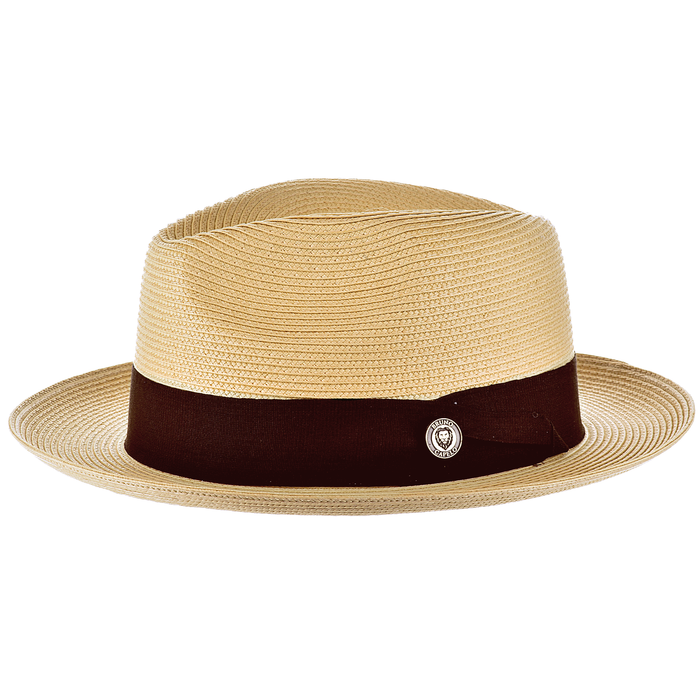 Francesco Straw Fedora by Bruno Capelo Black / XL Francesco Straw Fedora by Bruno Capelo Black / XL