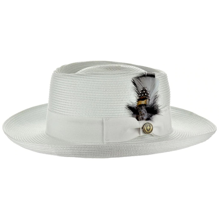 Gambler Straw Wide Brim Hat by Bruno Capelo — Levine Hat Co.