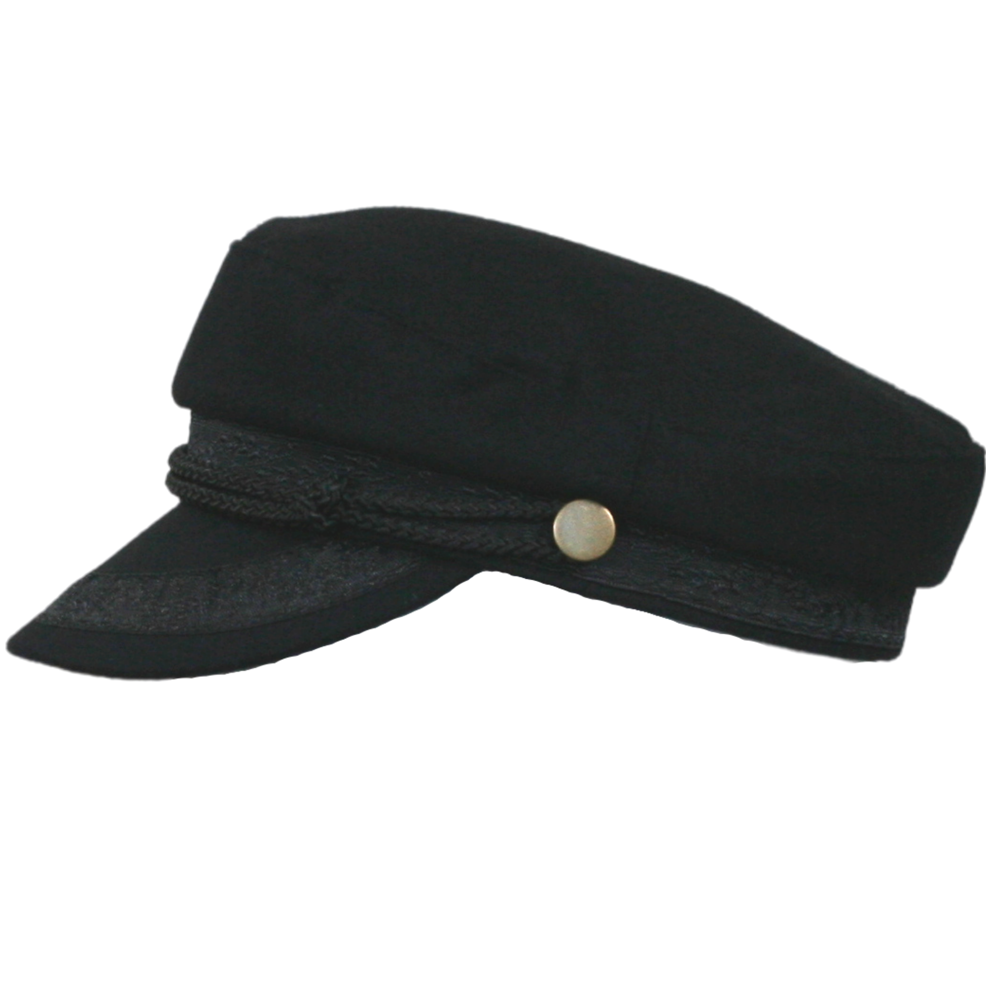 Greek Fisherman Cap by Broner Black / M