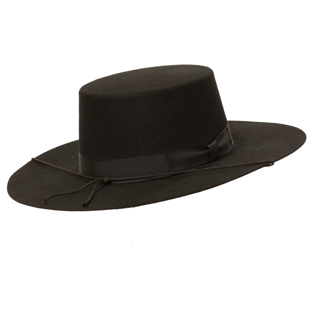 Flat top cowboy hot sale hat