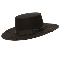 Bolero Wide Brim Flat Crown Hat by Levine Hats