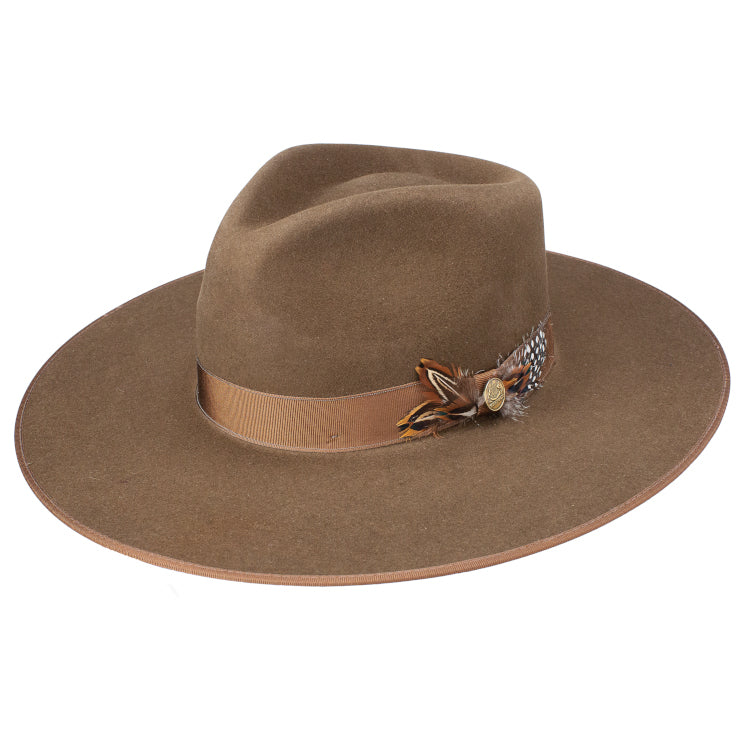 STETSON ステットソン Felt Fedora Brown 58cm Stetson Saxon Felt Fedora – McKinney Hat Company