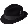 Bailey Tino LiteFelt Fedora BLACK / L, Hats - BAILEY, Levine Hat Co. - 3