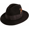 Scala Wool Felt Fedora CHOCOLATE / L, HATS - SCALA, Levine Hat Co. - 2