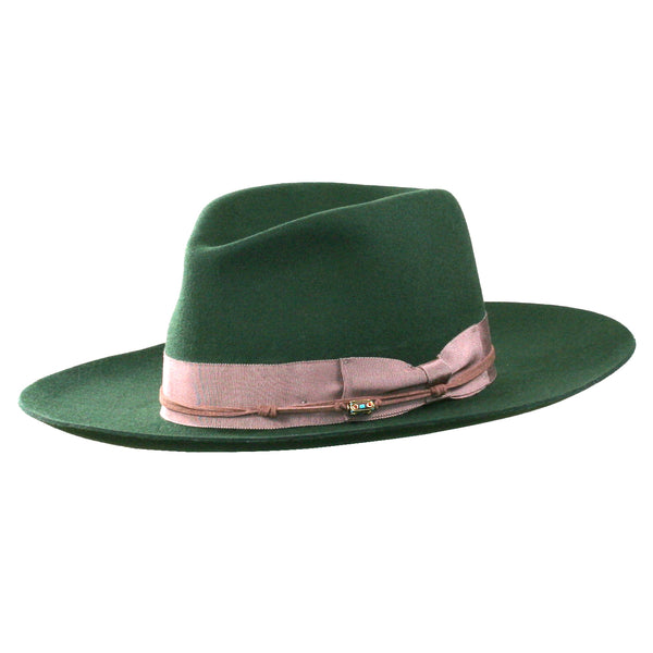 Roscoe Wool Wide Brim Fedora by Levine Hat Co display picture 1